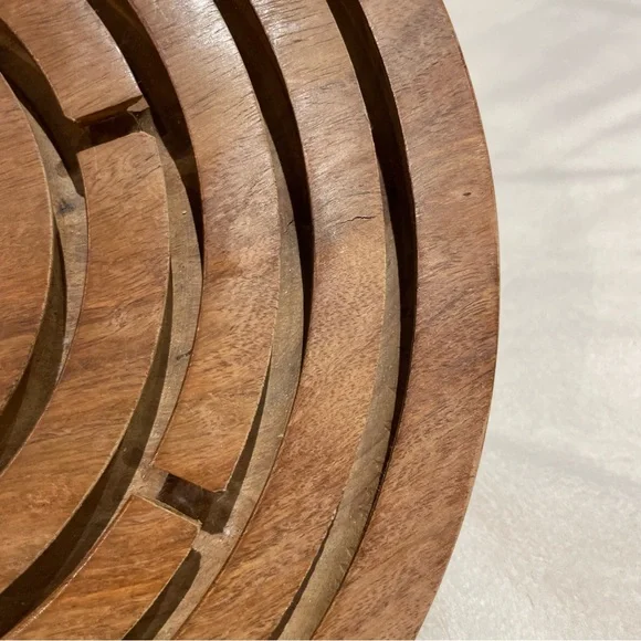 Wooden Labyrinth/Maze Trivet/Coaster - Picture 11 of 16